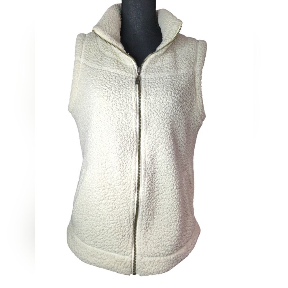 I5 Apparel Off-White Fleece Vest- Size XL